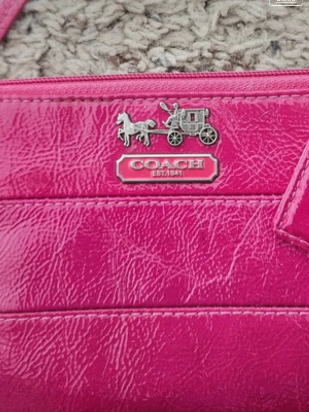 Coach Hot Pink Mini Shoulder Bag